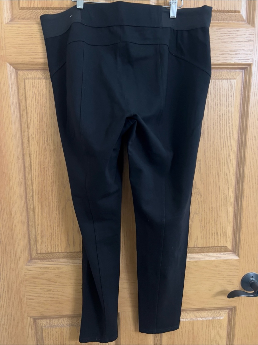 Simply Vera Vera Wang Black Pull-On Ponte Leggings Pants XL - Picture 4 of 8